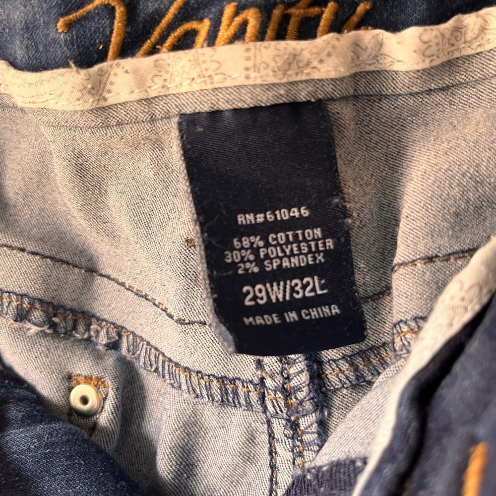Dark Blue Denim Jeans - Picture 3 of 3